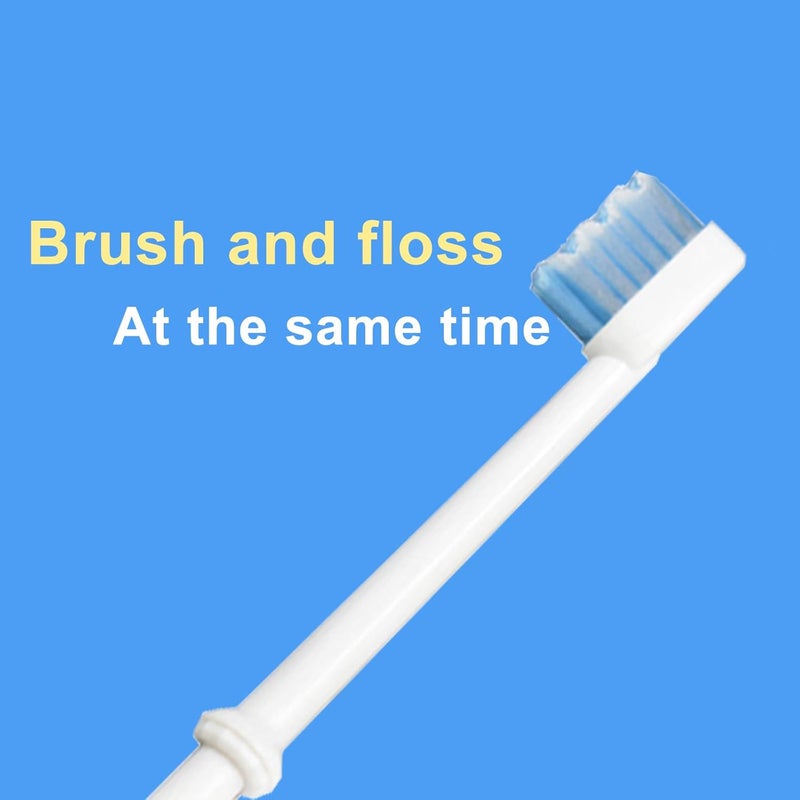 RAXSEG Replacement Tips for Waterpik Aquarius Water Flosser, Compatible with Waterpik Water Flossers Toothbrush Replacement Heads (6 Brush Head Tips) - Image 2